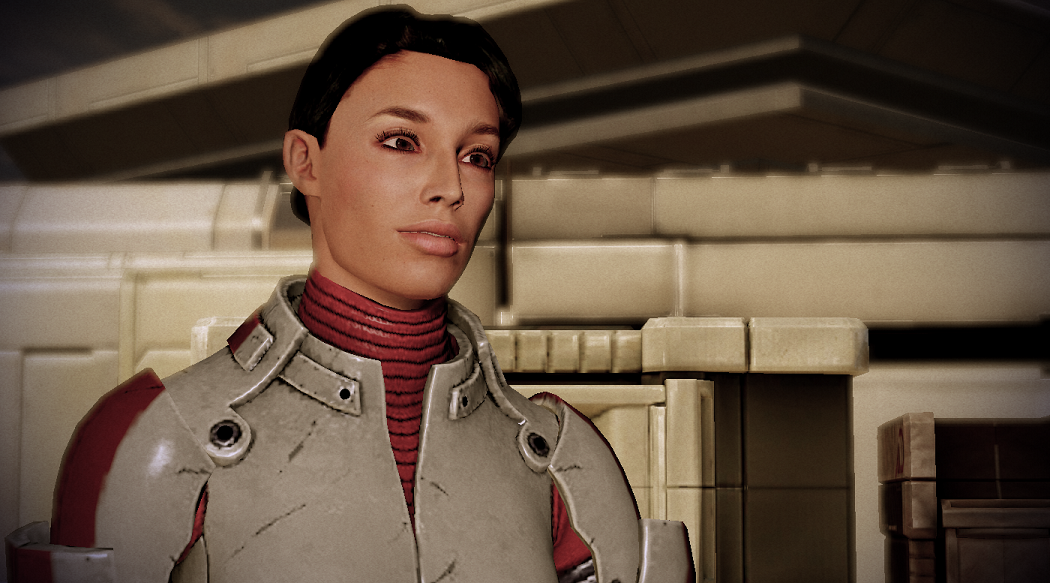 Ashley Williams auf Horizon in Mass Effect 2